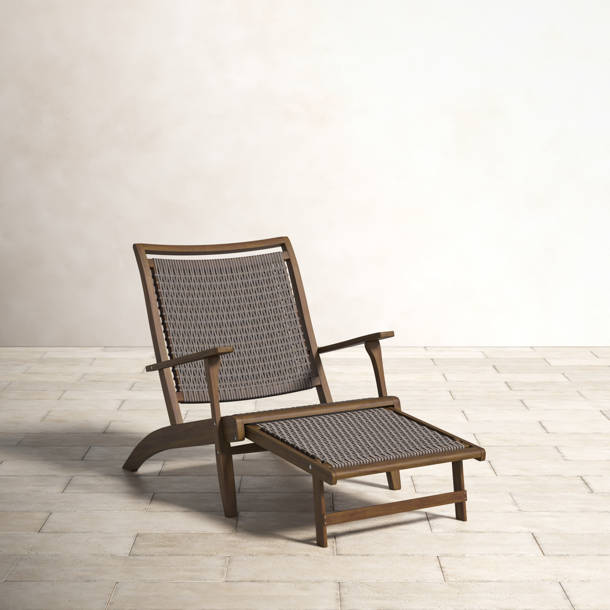 Mistana™ Fedele Patio Chair with Ottoman & Reviews Wayfair